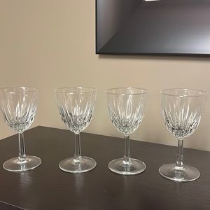 Vintage Wine Glasses- set of 4